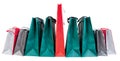 Many paper shopping bags Royalty Free Stock Photo