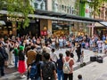 Pre Christmas Crowds, Pitt Street Mall, Sydney, Australia Royalty Free Stock Photo