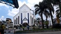 So many people come here for Worship in a Church. This is a Church of Gereja Methodist in Indonesia