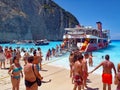 Day Cruise Boat, Navagio Beach, Zakynthos, Greece