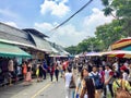 Many people exploring the Chatuchak Weekend Market