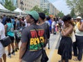 Many People at the Juneteenth Celebration in Washington DC