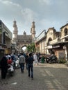 Many people visit are charminar hyderabad india