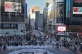 many people walking crossing road in shibuya street Nov 29 2023