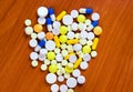 Many Pills closeup