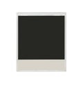 Many polaroid photos isolated on a white background Royalty Free Stock Photo