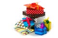 Many presents Royalty Free Stock Photo