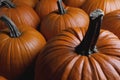 Many pumpkins background Royalty Free Stock Photo