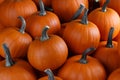 Many pumpkins background Royalty Free Stock Photo