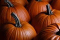 Many pumpkins background Royalty Free Stock Photo