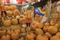 Many Pumpkins selling at a pumpkin patch Royalty Free Stock Photo