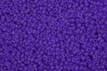 Many purple seed beads.