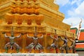 Many ramayana giant statues are standing Royalty Free Stock Photo