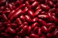 Many raw red kidney beans