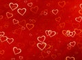 Many red small speckle hearts backgrounds