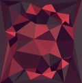 many regular triangle shaped mosaic tiles in red and grey Royalty Free Stock Photo