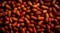 Many roasted peanuts background. Food Backdrop. Generative AI