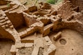 Many Rooms of Long House Cliff Dwelling Royalty Free Stock Photo