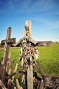 Many rosaries at the Hill of Crosses