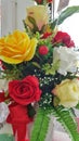 Many roses artificial flowers