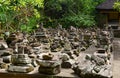 Many ruin stones at Elephant temple in Bali, Indonesia