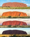 Many shades of Ayers Rock, Uluru, Central Australia