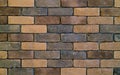 Many Shades of Brown Terracotta Rough Bricks Wall