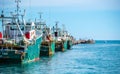 Ships in the port of Heraklion Crete Greece