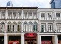 Many shops located at Chinatown in Singapore