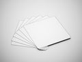 Many silver card Royalty Free Stock Photo