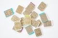 Many sim cards to choose Royalty Free Stock Photo