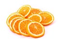 Many sliced oranges Royalty Free Stock Photo