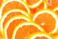 Many sliced oranges Royalty Free Stock Photo