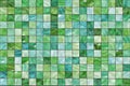 Many small colour square mosaic. pattern texture. abstract image