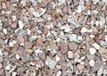 Many Small Granitic Stones Background