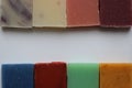 Handmade soap of different colors