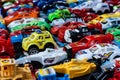 Many small toy cars Royalty Free Stock Photo