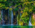 Many small waterfalls Royalty Free Stock Photo