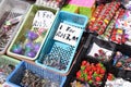 Many souvenirs are sold openly and in bulk at the morning market.