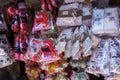 Many souvenirs are sold openly and in bulk at the morning market.