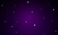 Many stars on a purple background