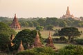 Many of temples of Bagan in Myanmar