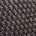 Many thin strips of natural black leather Royalty Free Stock Photo