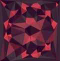 many tiny triangle shaped mosaic tiles red and grey Royalty Free Stock Photo