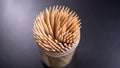 Many toothpicks wood lie together Royalty Free Stock Photo
