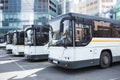 tourist buses at the bus station