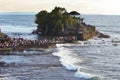 So many tourist at tanahlot bali