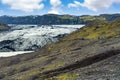 Many tourists follow the path to see the great and exciting glacier