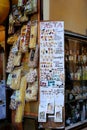 Turin, Italy - 01.12.2014: Entrance of italian pasta touristic shop