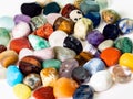 Many various gem stones close up Royalty Free Stock Photo